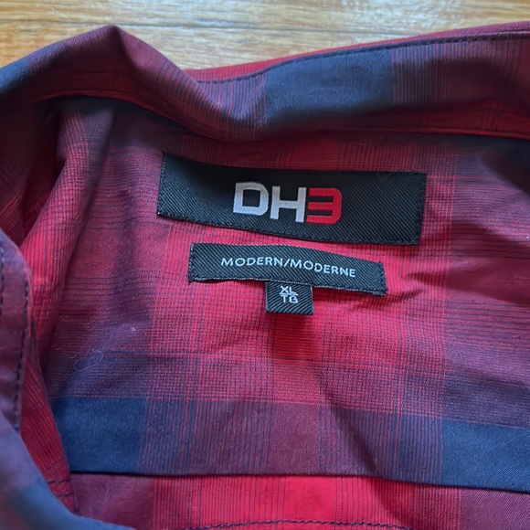 DH3 Long Sleeve Button Shirt / XL / New - Picture 3 of 6